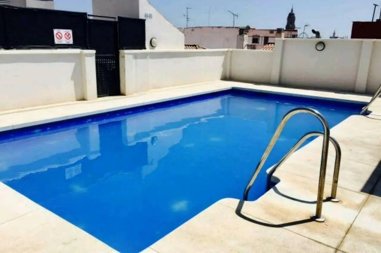 Family Apartment Patio&Swimming Pool In Center Malaga 0*,